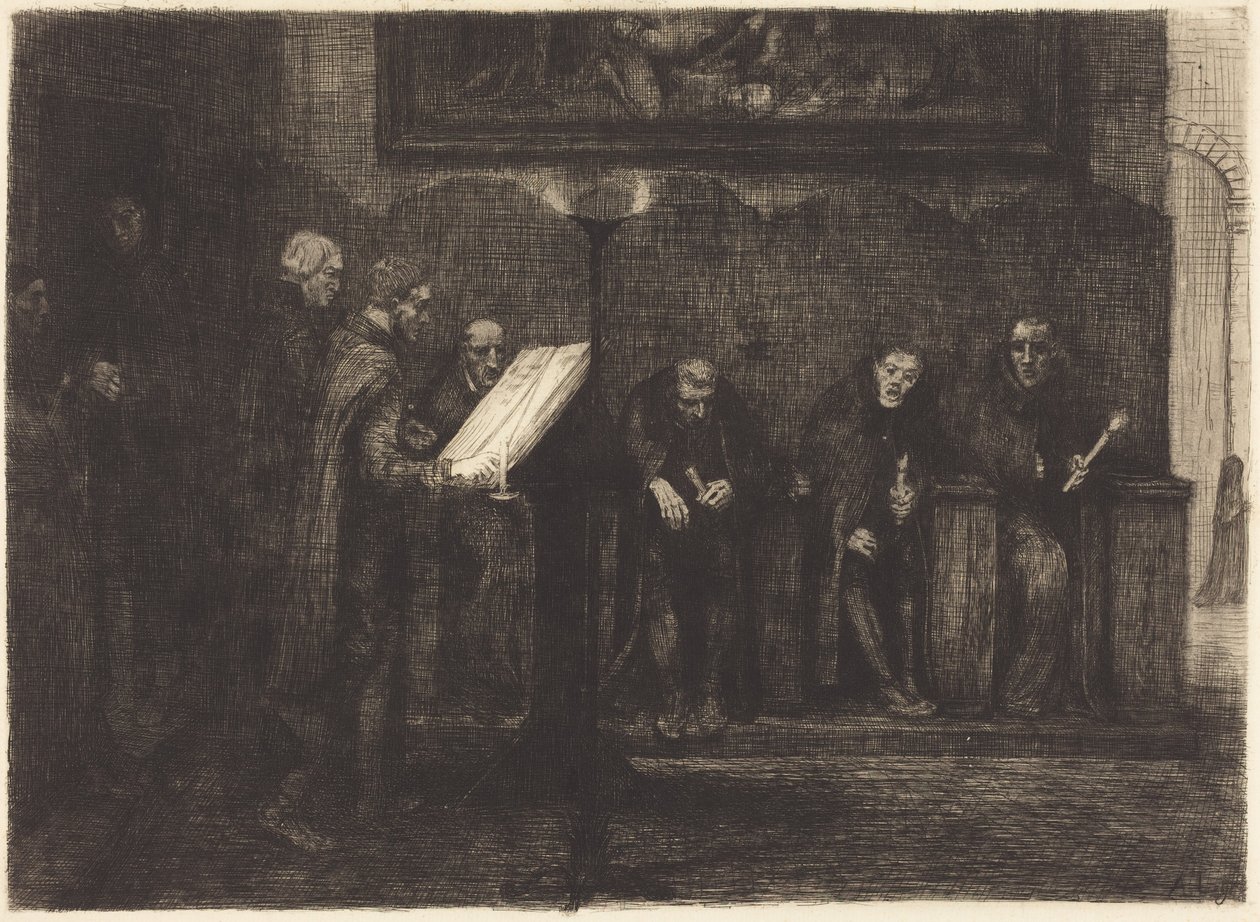 Spanish Singers (Les chantres espagnols) - Alphonse Legros