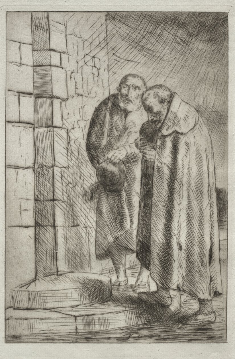 Saint Pierre et Saint Paul à la porte de M. Richard - Alphonse Legros