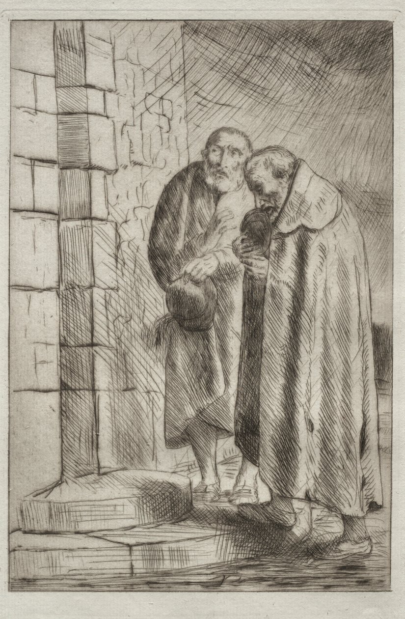 Saint Pierre et Saint Paul à la porte de M. Richard - Alphonse Legros