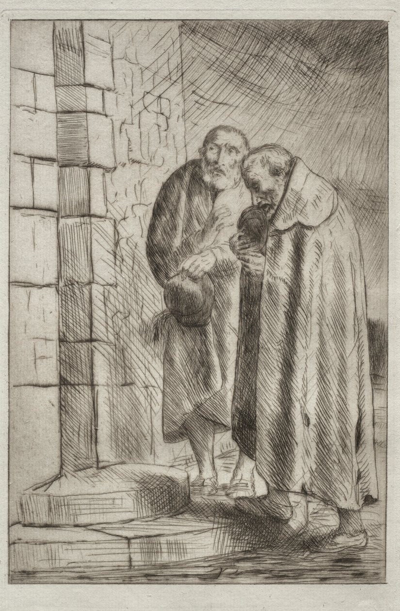 Saint Pierre et Saint Paul à la porte de M. Richard - Alphonse Legros