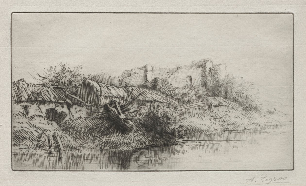 Le Village Abandonné - Alphonse Legros