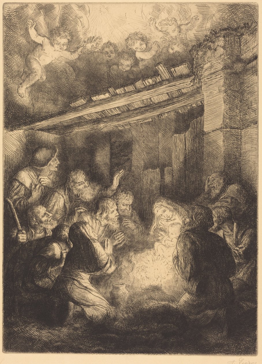 The Adoration of the Shepherds (L