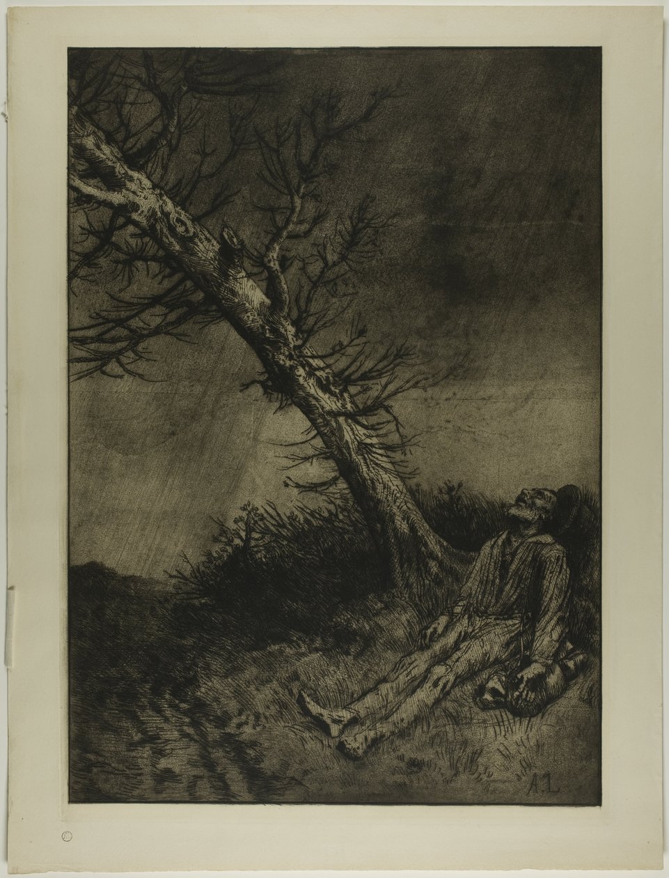 La mort du vagabond - Alphonse Legros