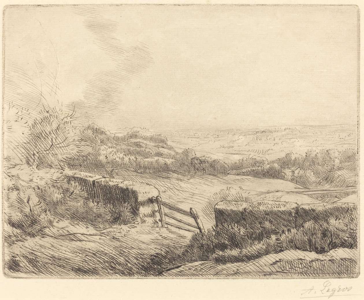 La Porte - Alphonse Legros