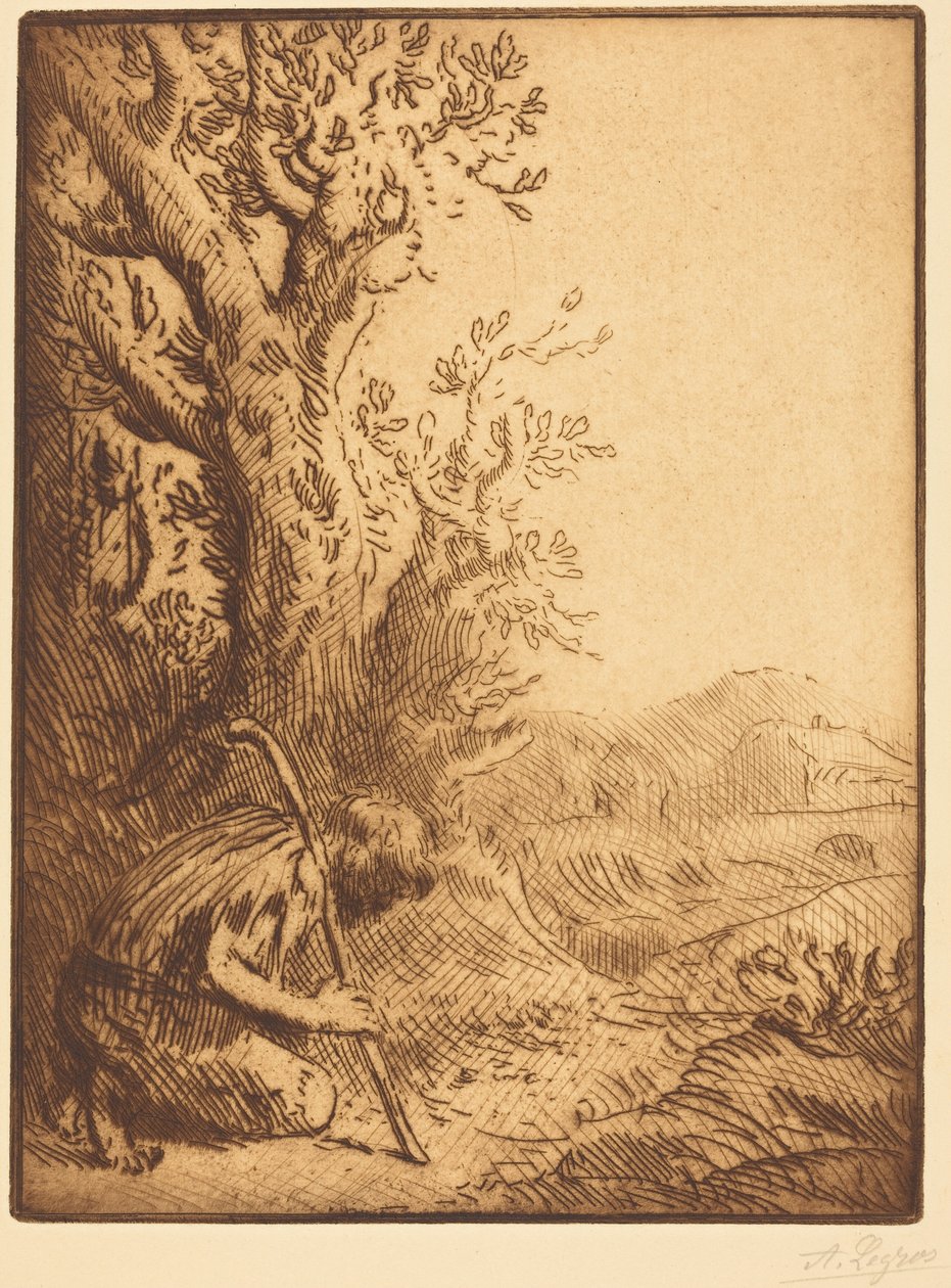 Der verlorene Sohn, 4. Platte - Alphonse Legros