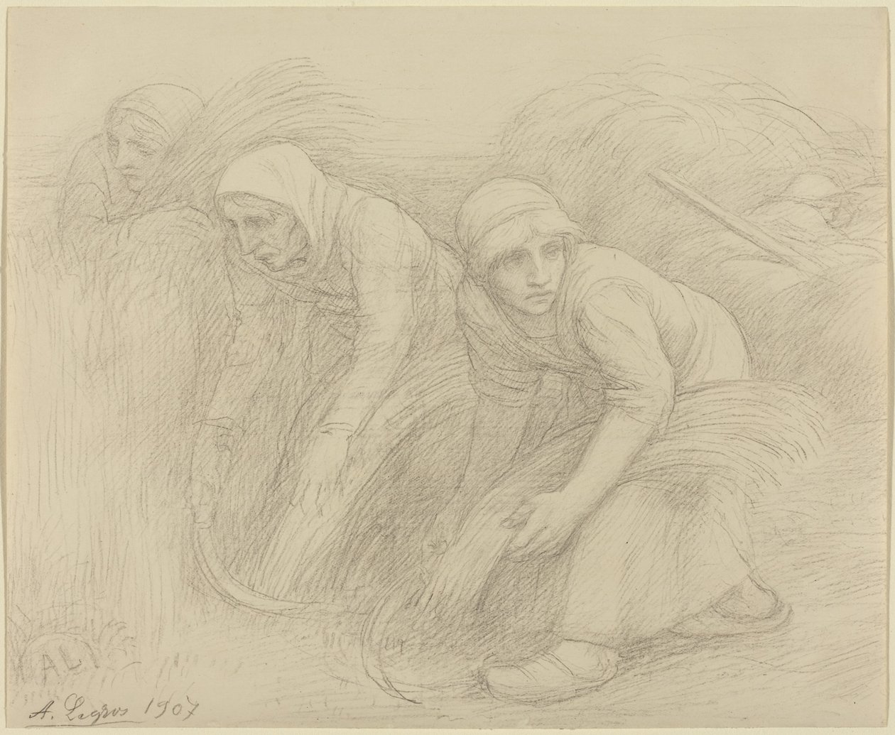 Les moissonneurs - Alphonse Legros