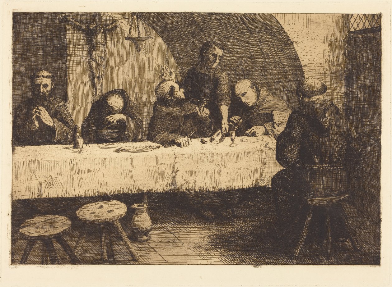Le réfectoire - Alphonse Legros