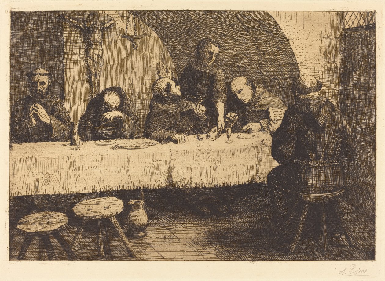 Le réfectoire - Alphonse Legros