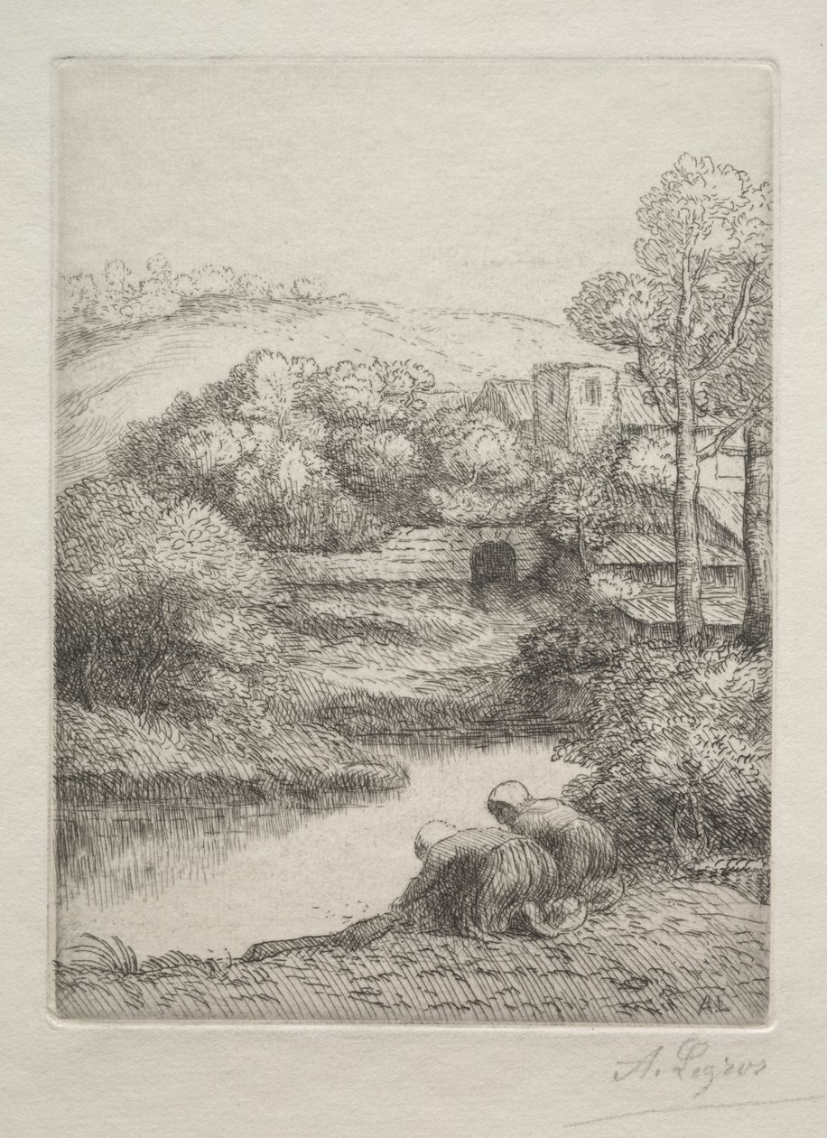 Le Lavoir, dit "Les Laveuses" - Alphonse Legros