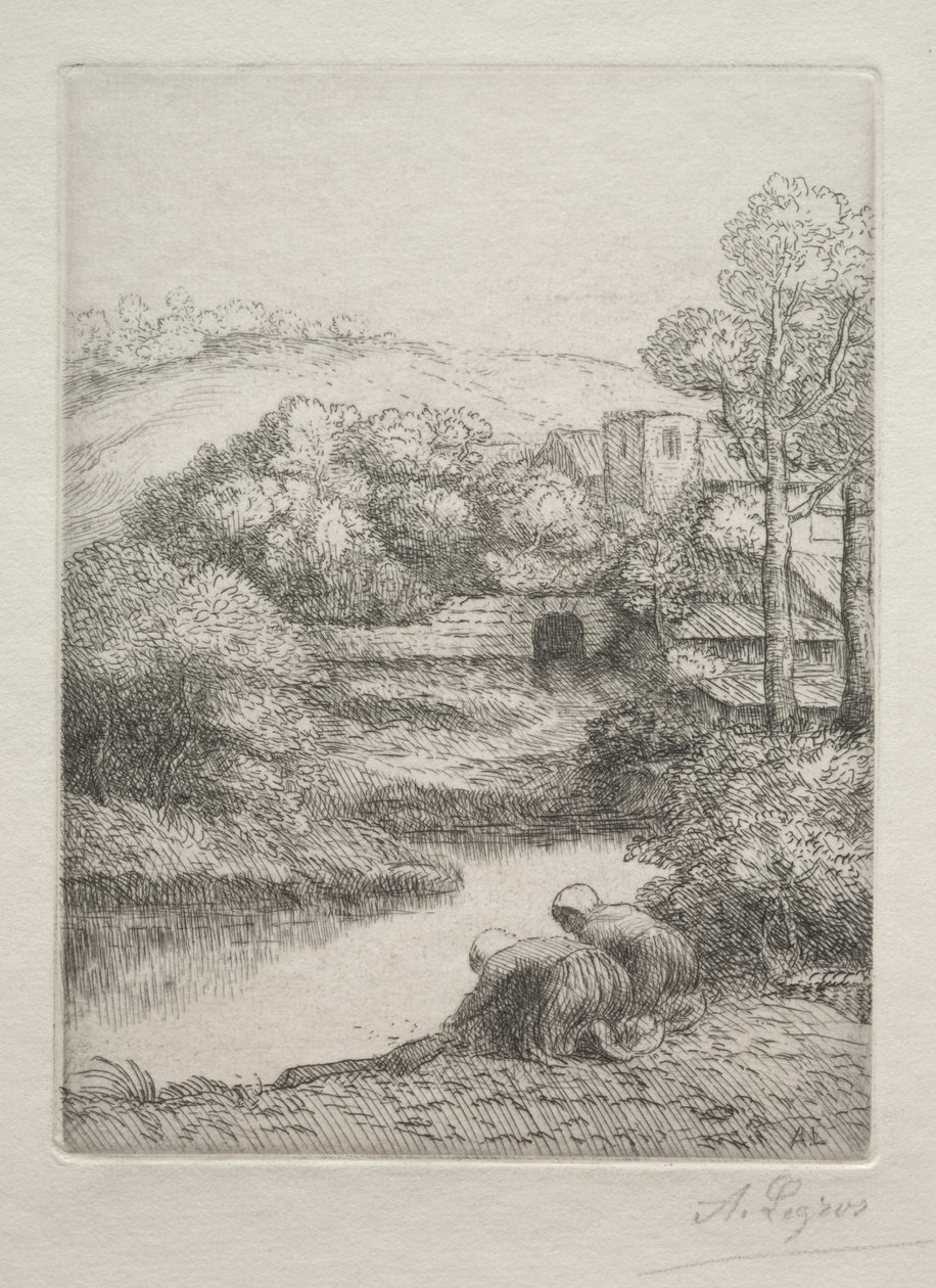 Le Lavoir, dit Les Laveuses - Alphonse Legros