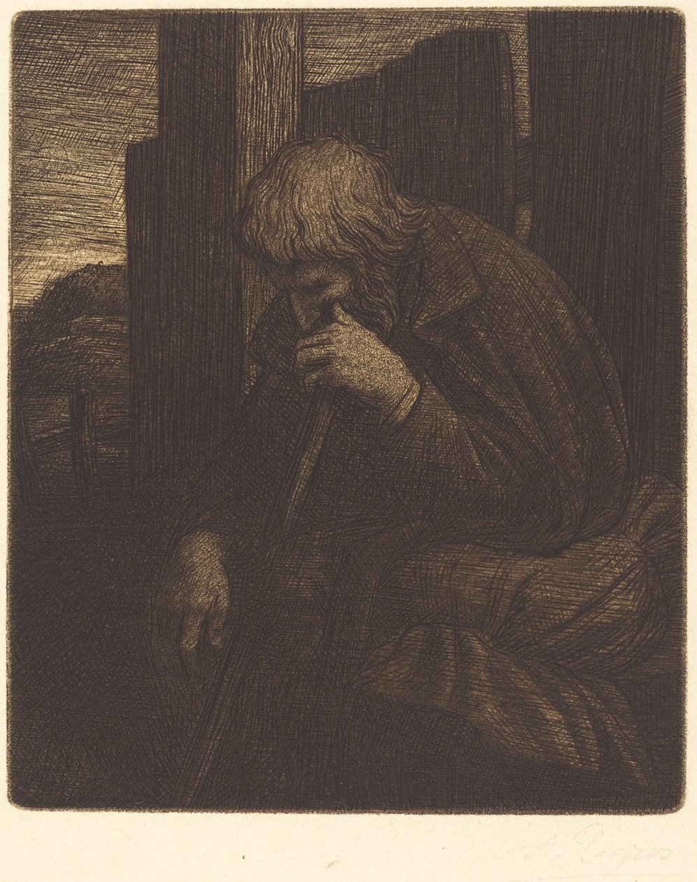 Penseur (Le penseur) - Alphonse Legros