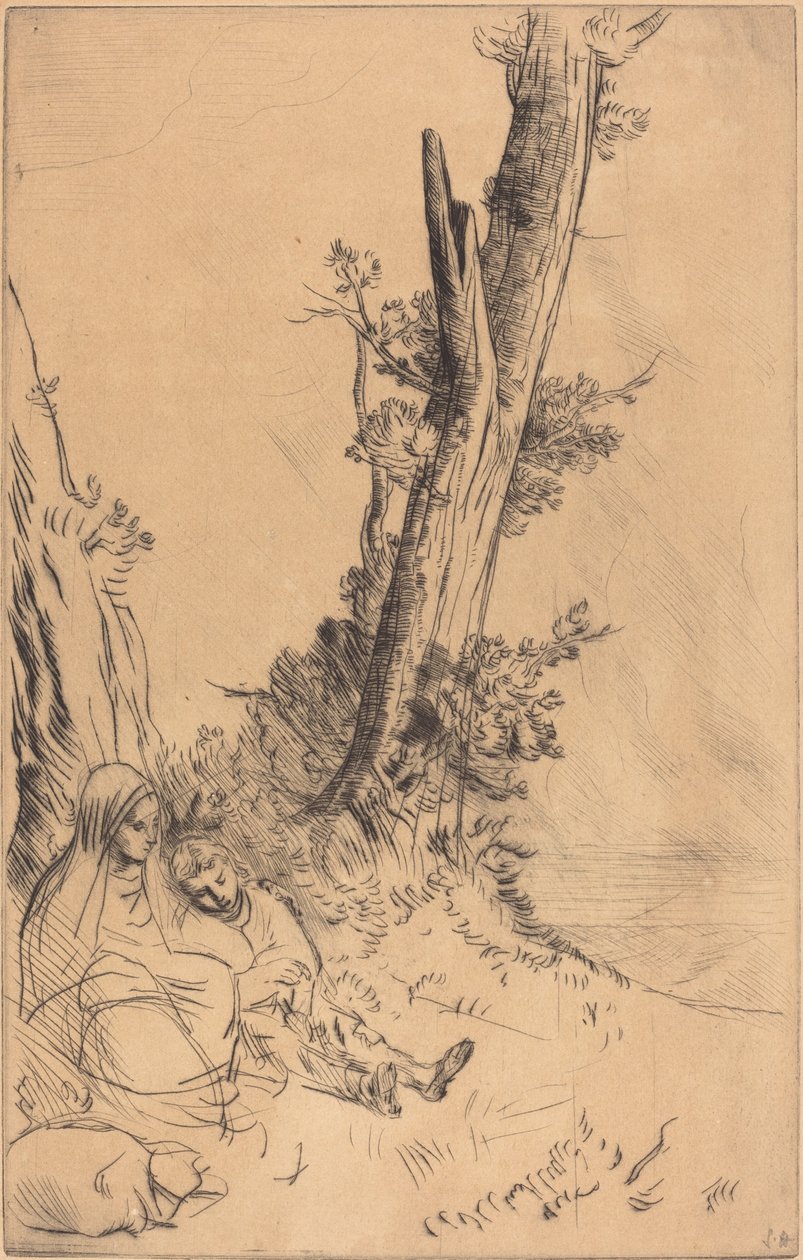 Les voyageurs fatigués - Alphonse Legros