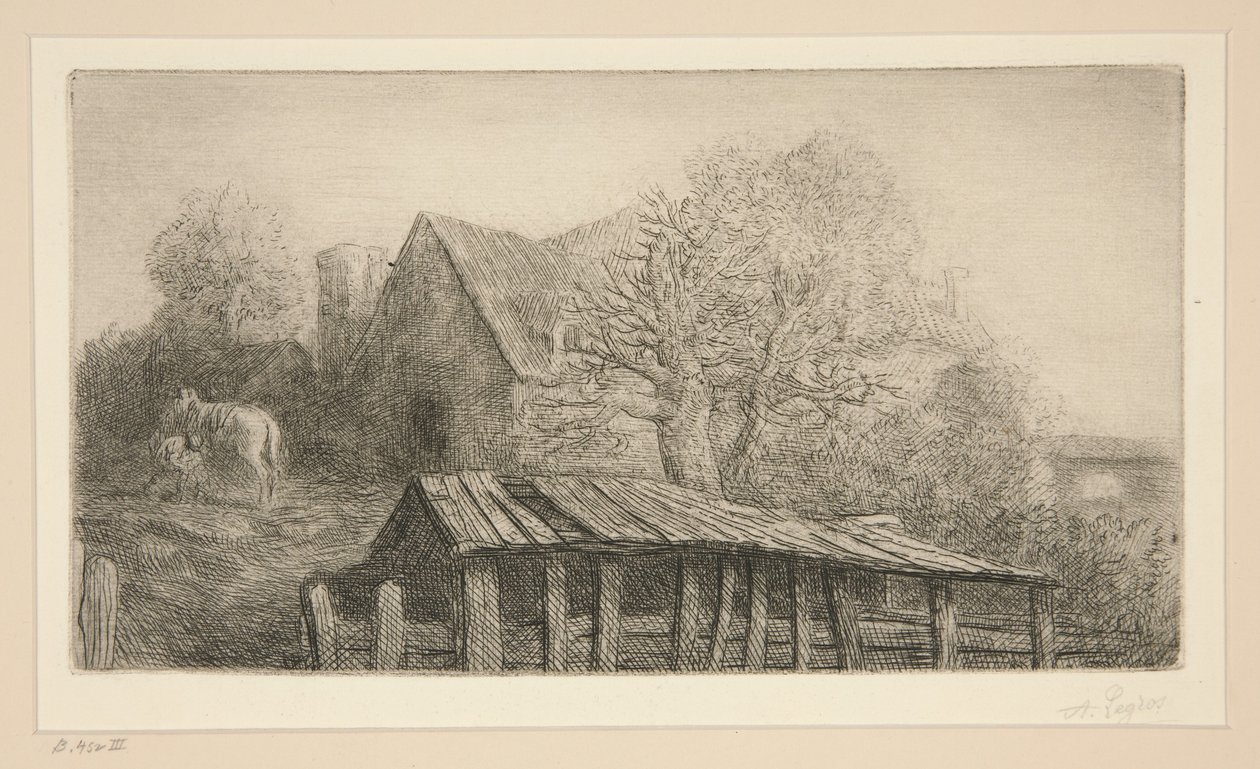 Une Ancienne Auberge - Alphonse Legros