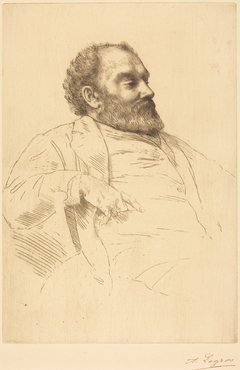Val Prinsep, R.A. - Alphonse Legros