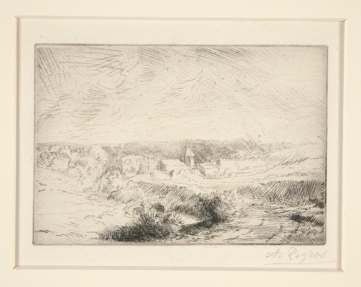 Village de Wimille, près de Boulogne - Alphonse Legros