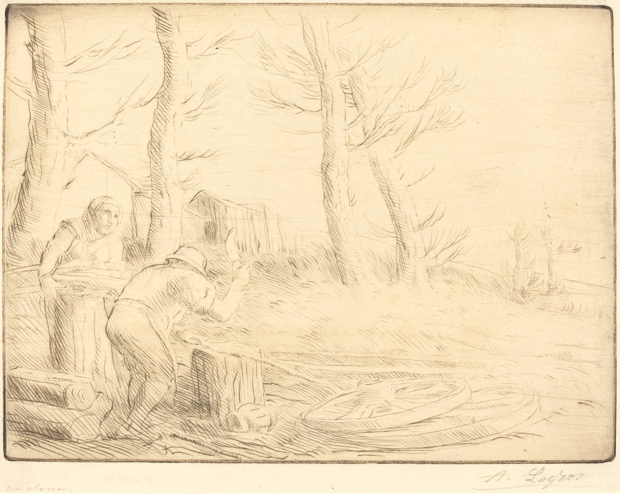 Un charron - Alphonse Legros