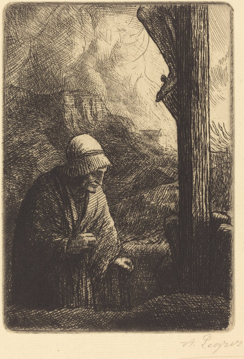 Femme au calvaire - Alphonse Legros