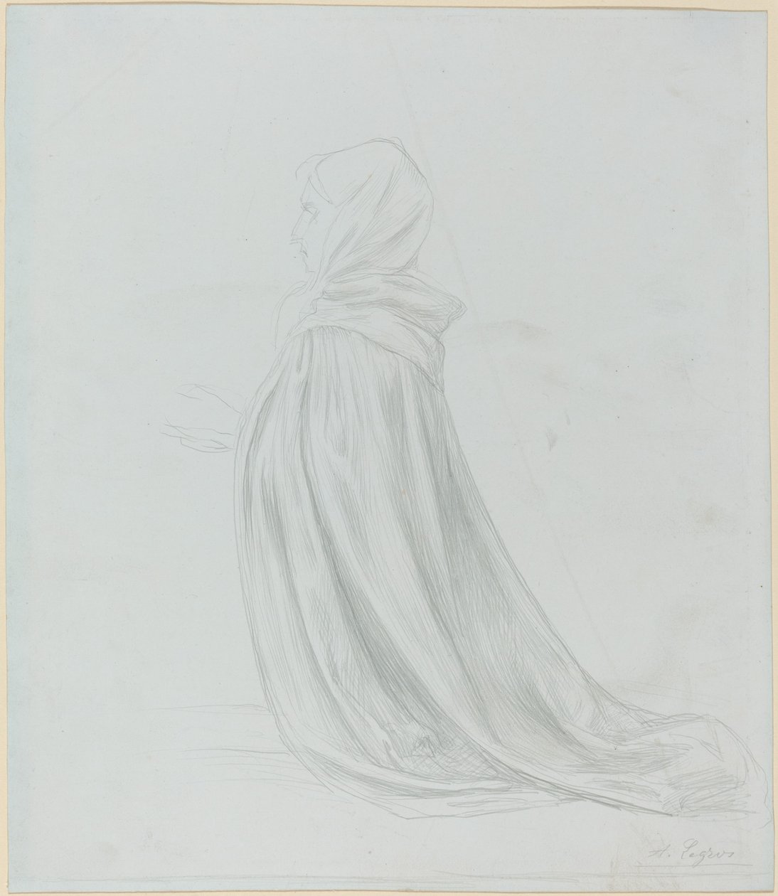 Femme en manteau - Alphonse Legros