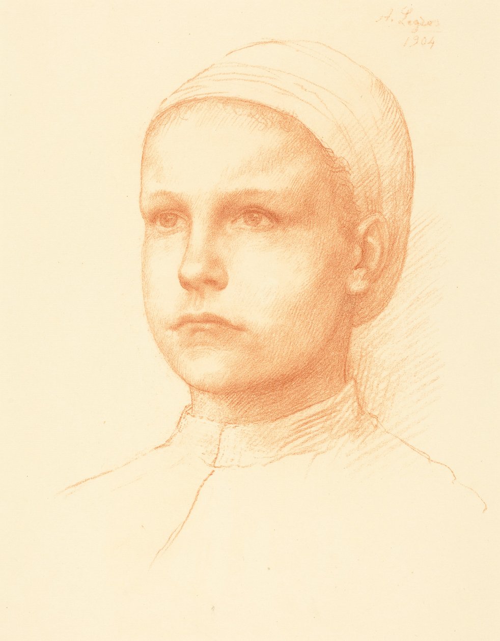 Young Peasant (Jeune paysanne) - Alphonse Legros