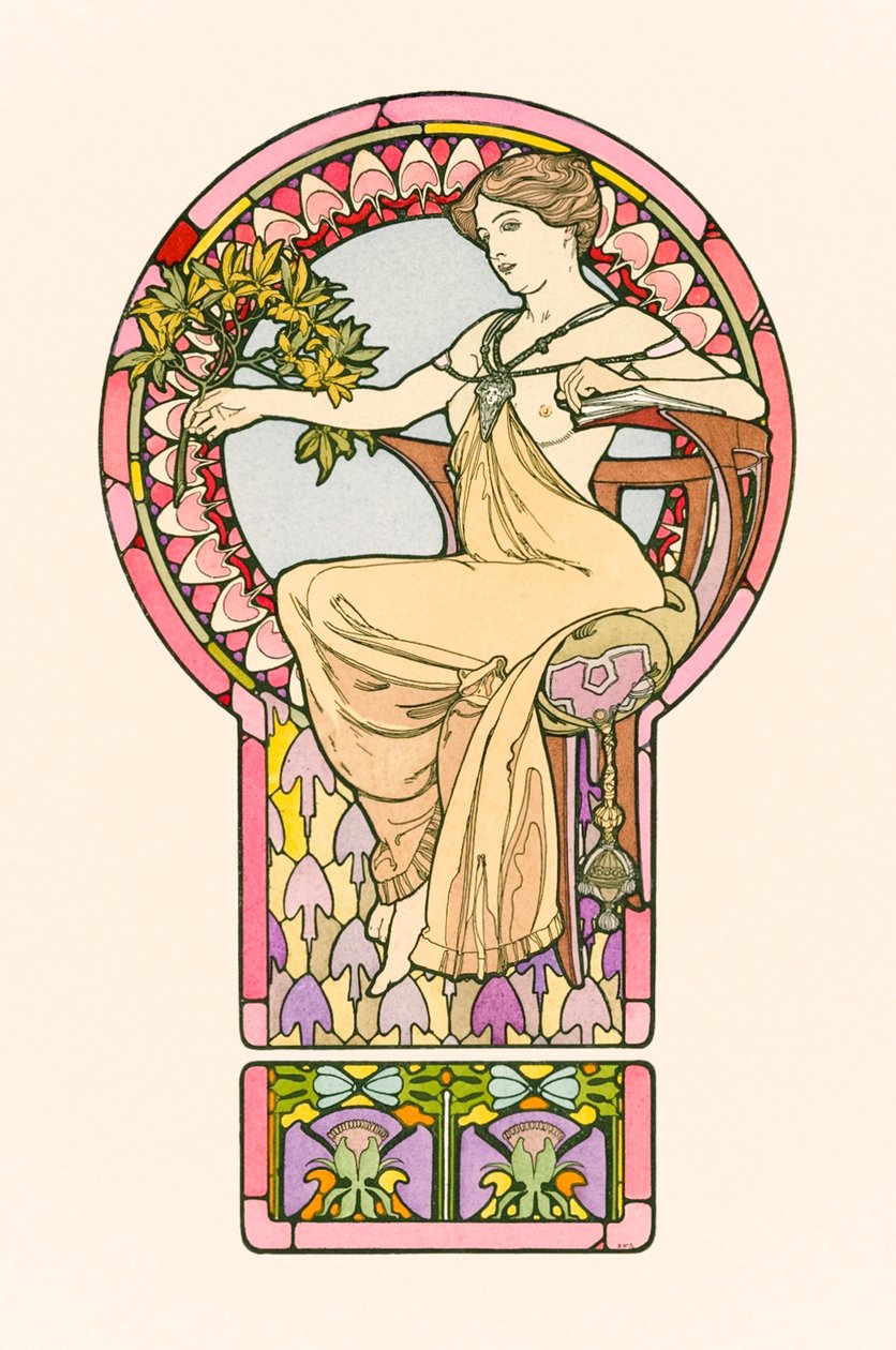 Sans titre de Documents Décoratifs - Alphonse Marie Mucha