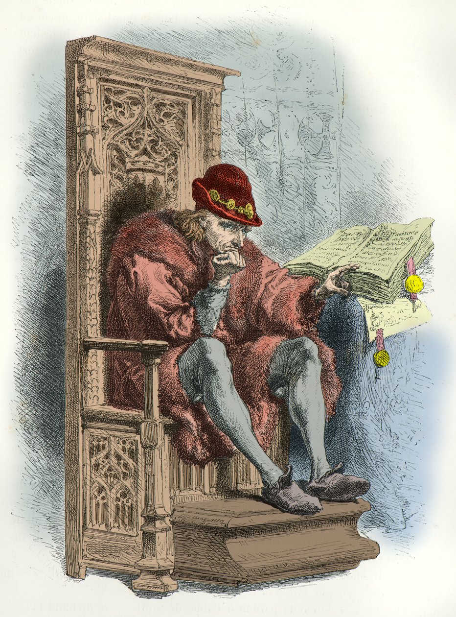 Portrait du roi Louis 11 (Gravure) - Alphonse Marie de Neuville