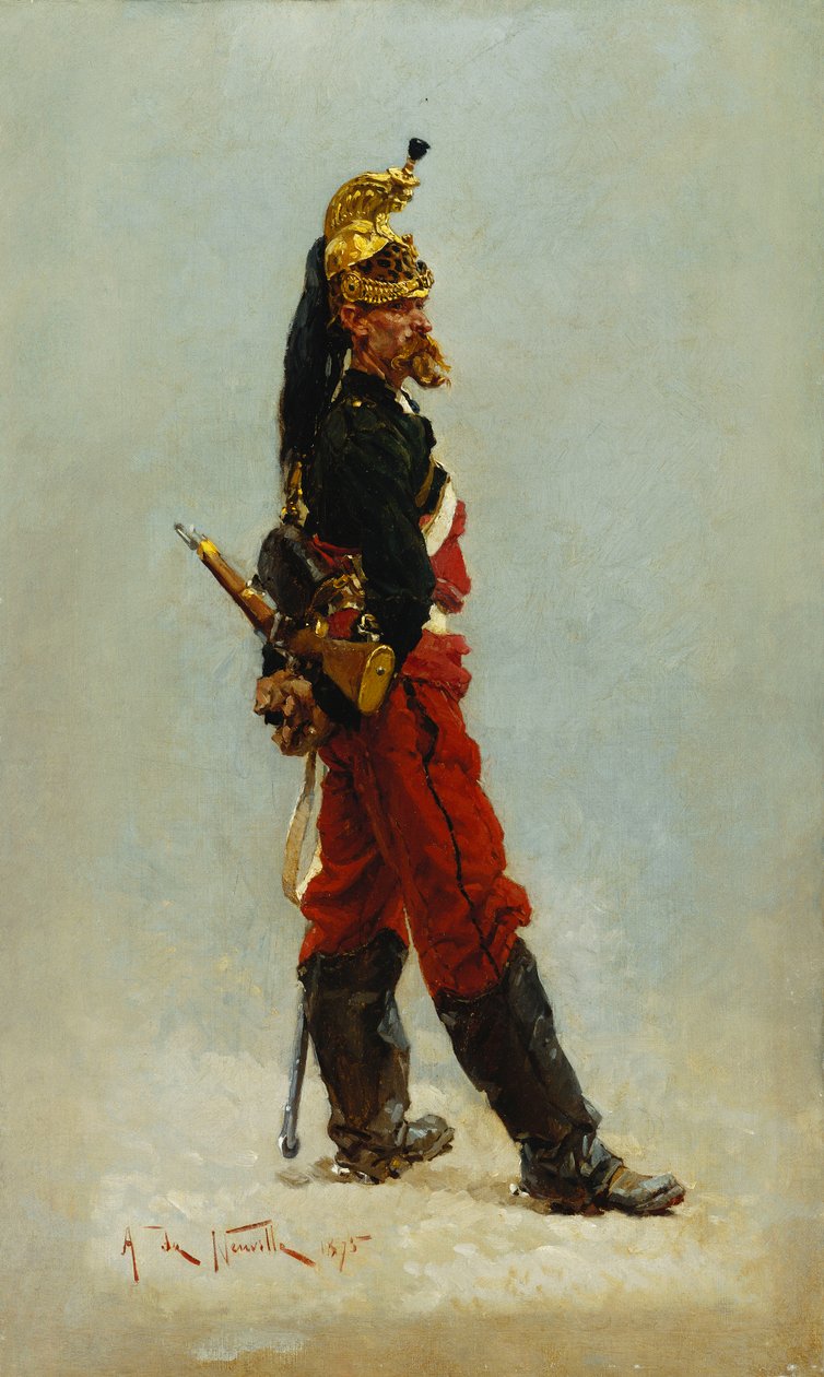 Un dragon, 1875 - Alphonse Marie de Neuville