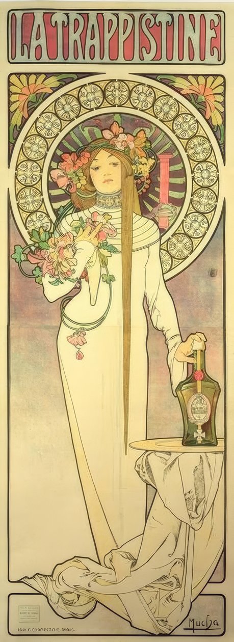 La Trappistine - Alphonse Mucha