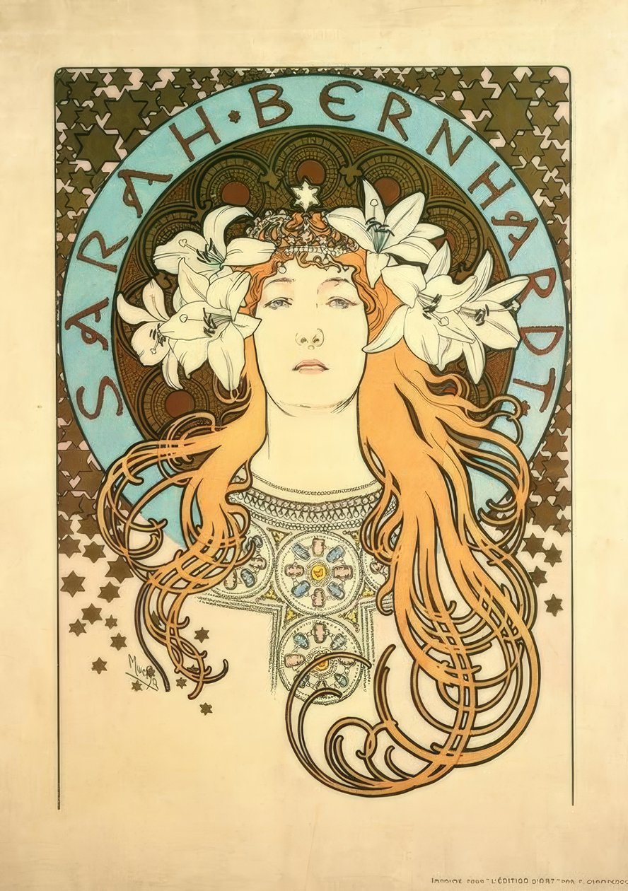 Sarah Bernhardt - Alphonse Mucha