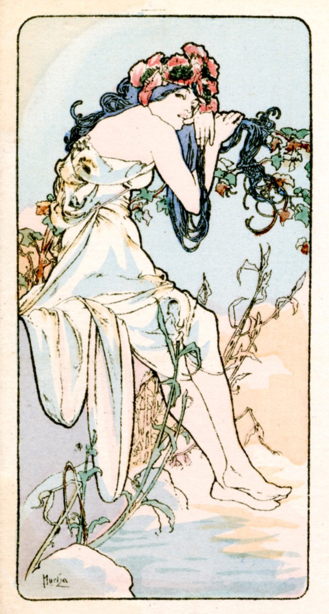 Été - Alphonse Mucha