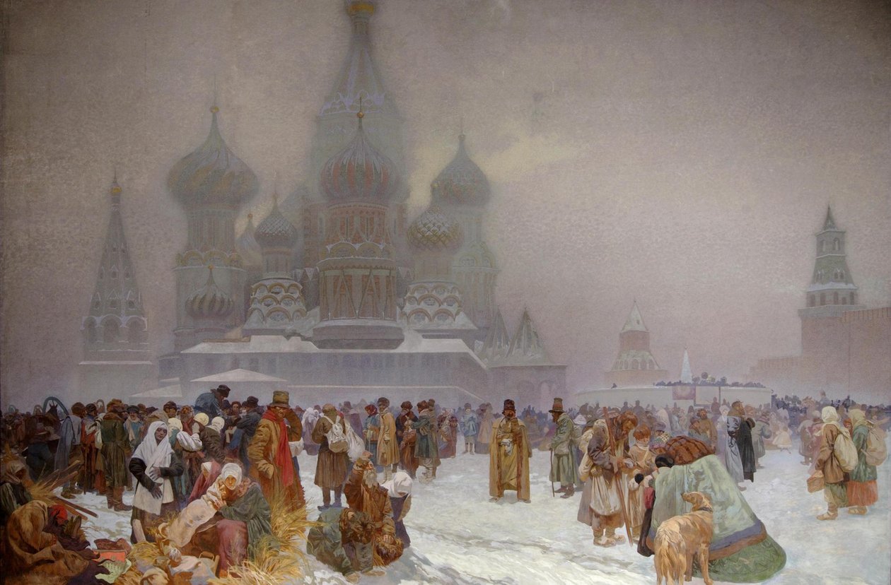 L'abolition du servage en Russie, 1914 | Alphonse Mucha