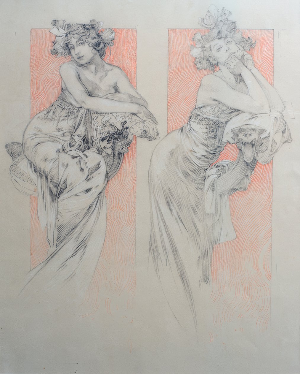 Esquisse pour la planche 12 - Alphonse Mucha