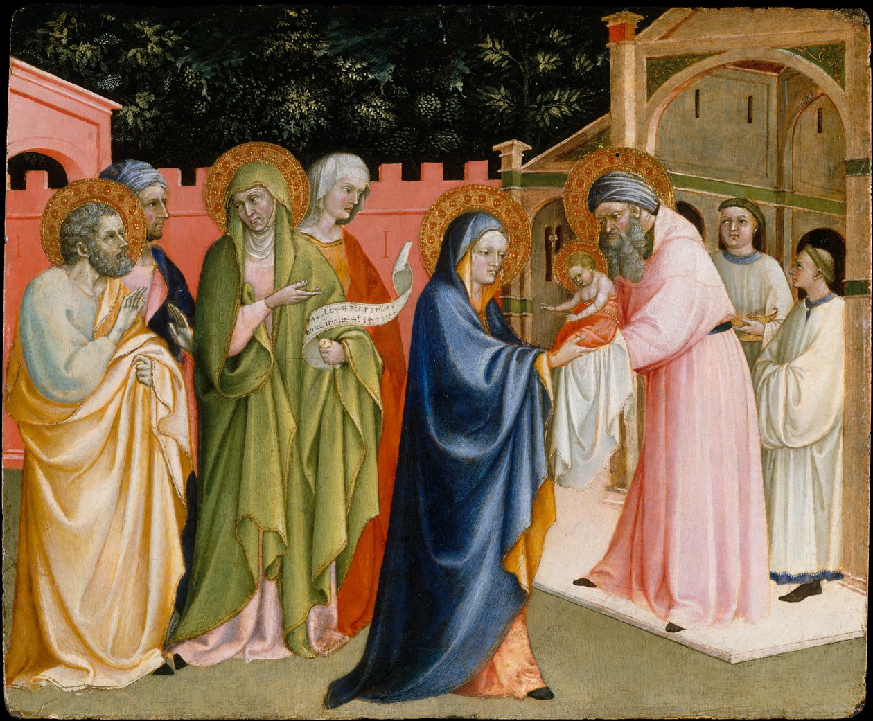 La Présentation au Temple, probablement vers 1430 - Alvaro Pirez