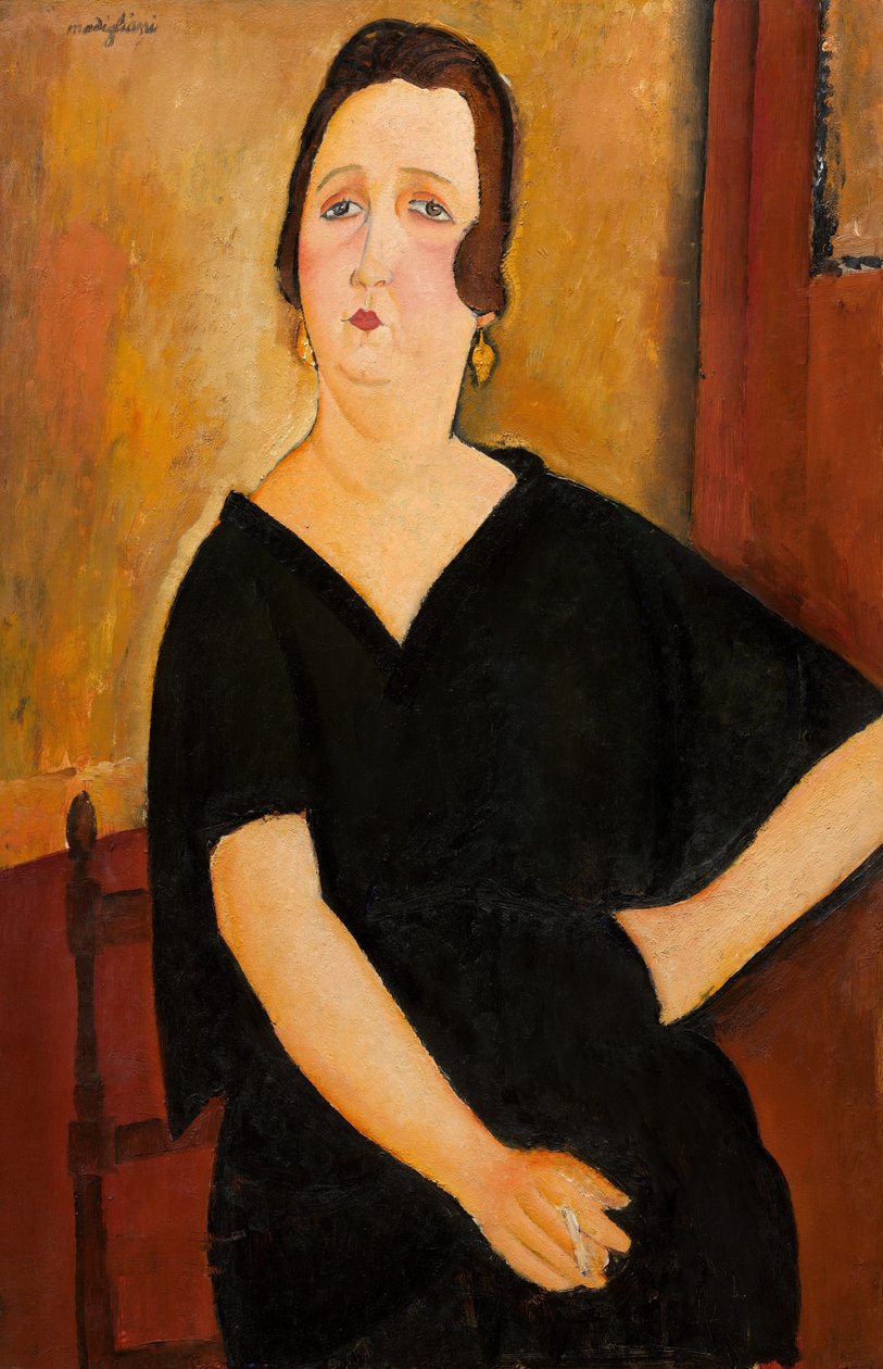 Madame Amédée, femme avec cigarette - Amedeo Modigliani