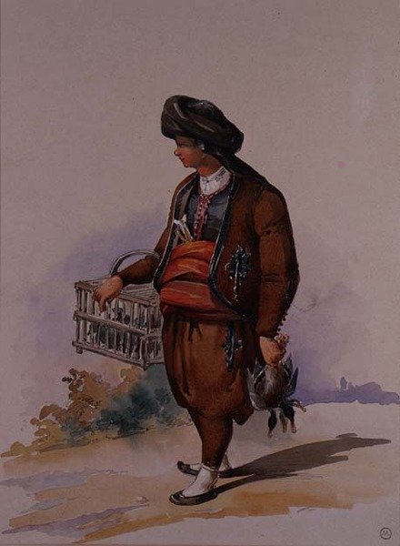 Un Vendeur de Canards, vers 1855 - Amadeo Preziosi