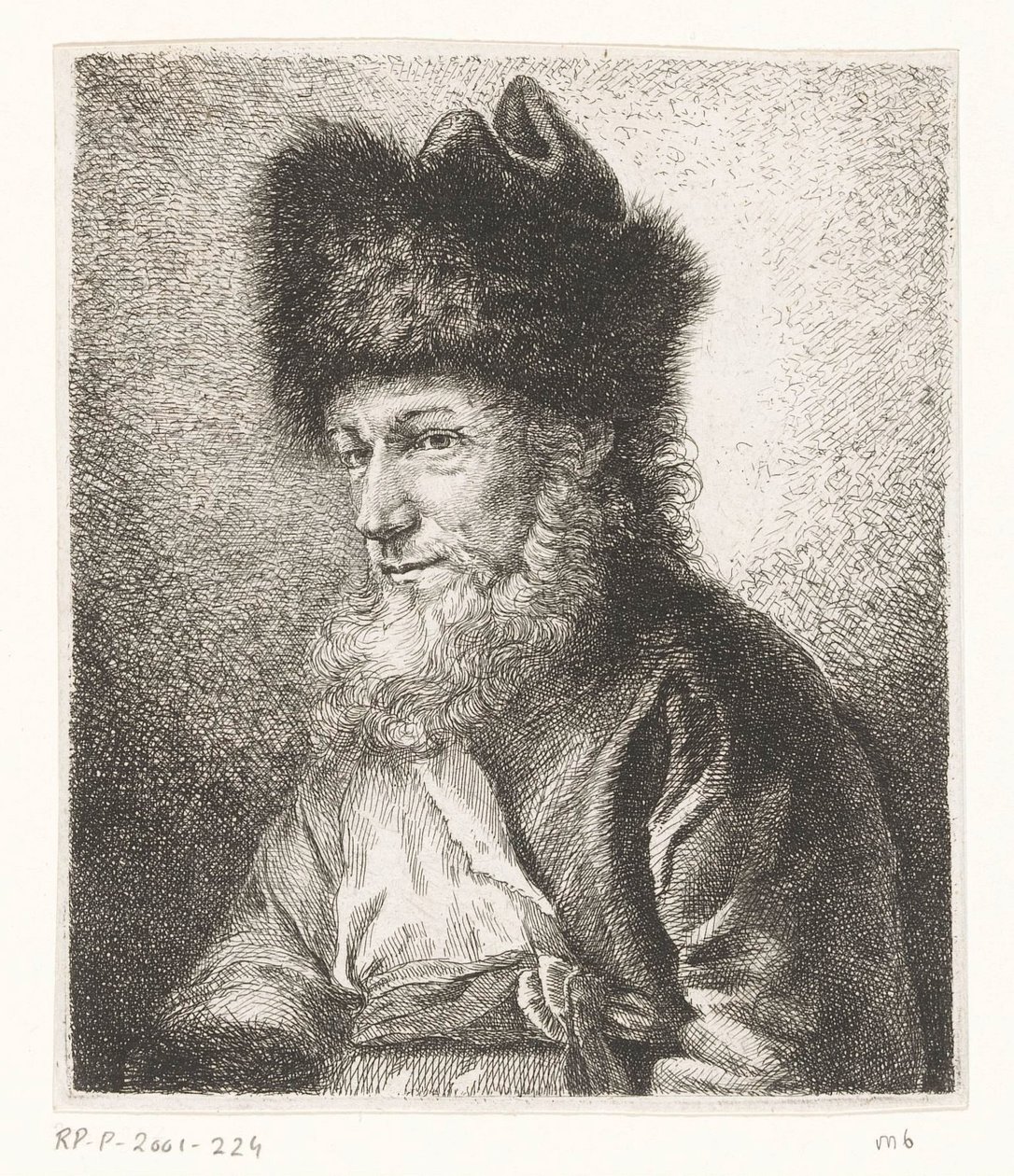 Portrait de Michel Hirsch, rabbin à Potsdam - Amalie Baader