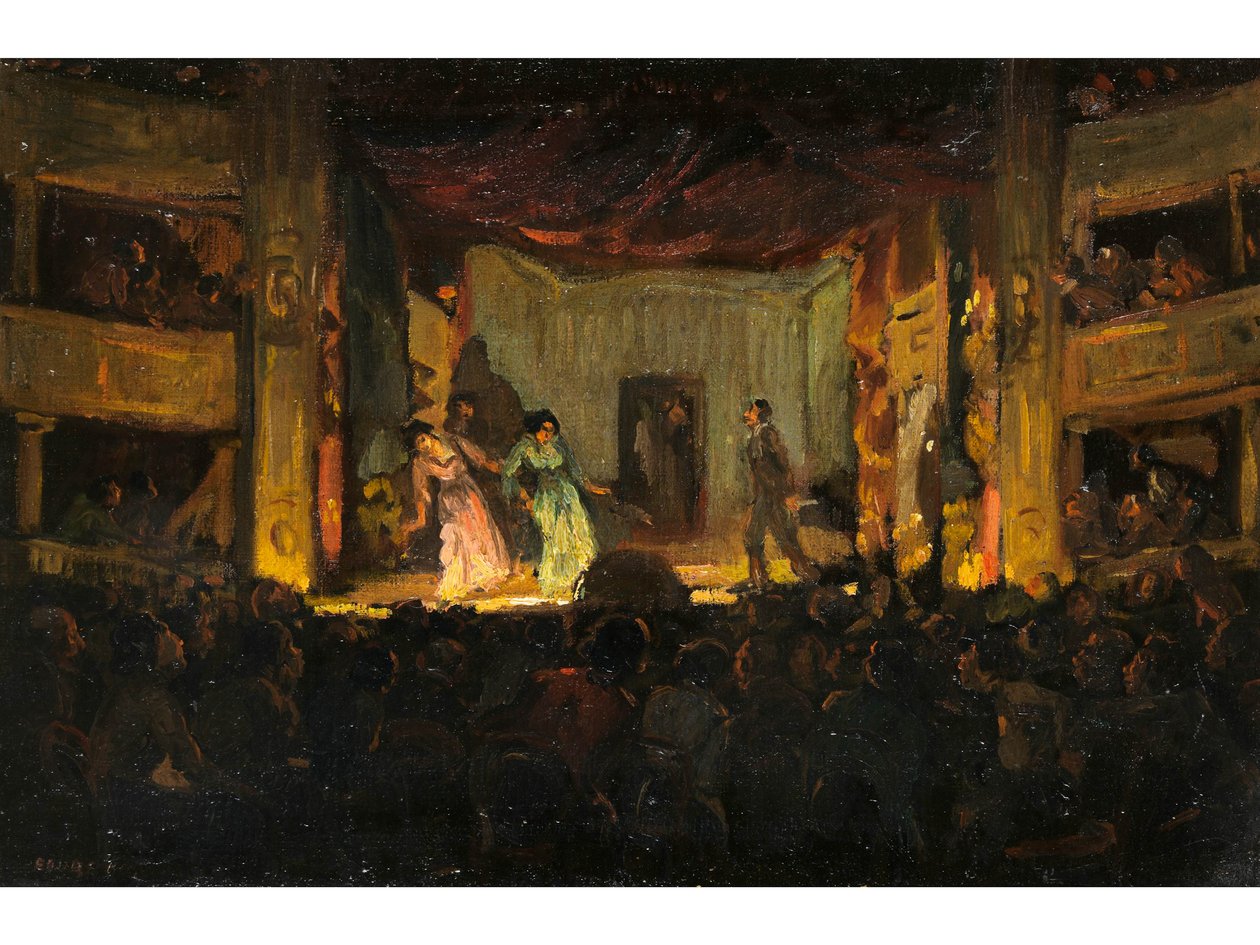 Amandus Faure Théâtre populaire San Francesco à Naples - Amandus Faure