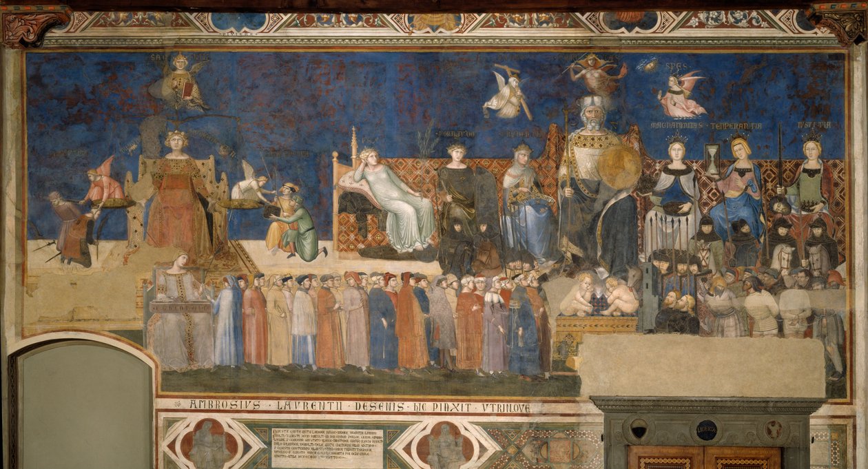 Allégorie du bon gouvernement - Ambrogio Lorenzetti