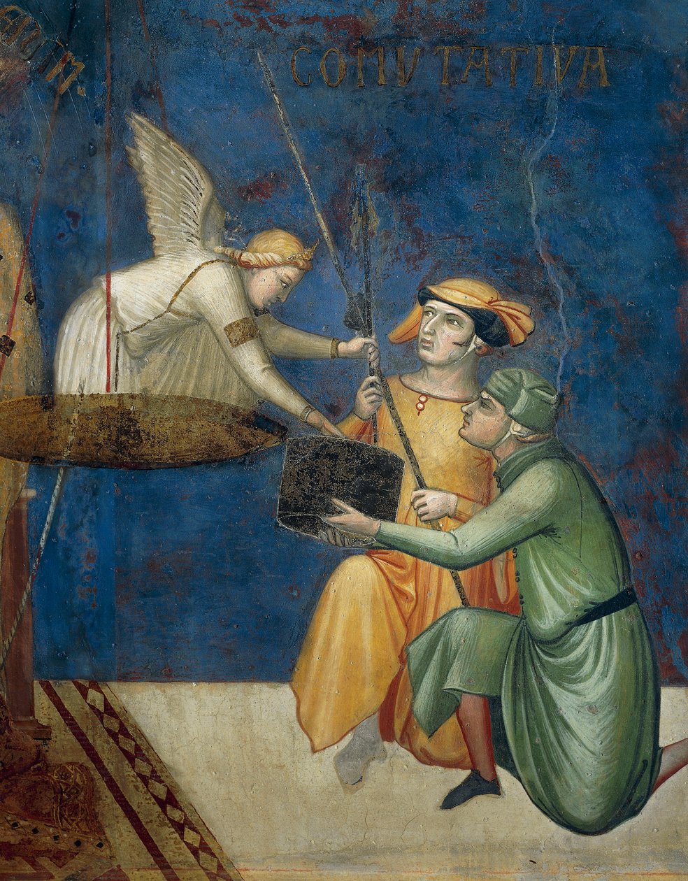 Allégorie du bon gouvernement, Justice commutative ou Punition commutative (détail) - Ambrogio Lorenzetti