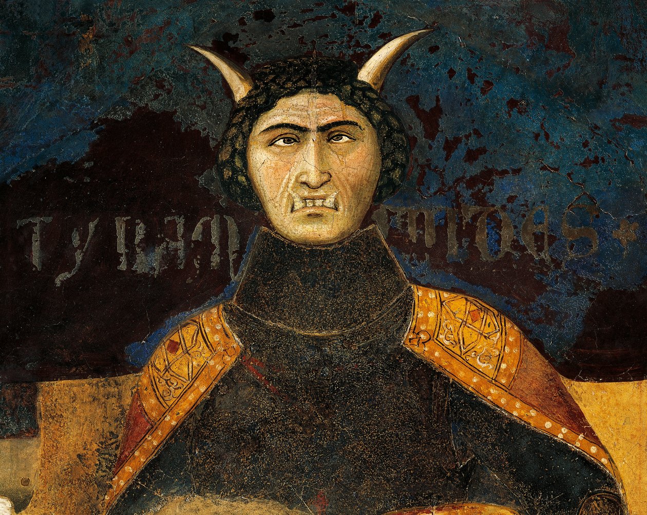 Allégorie du mauvais gouvernement, tyrannie (détail) - Ambrogio Lorenzetti