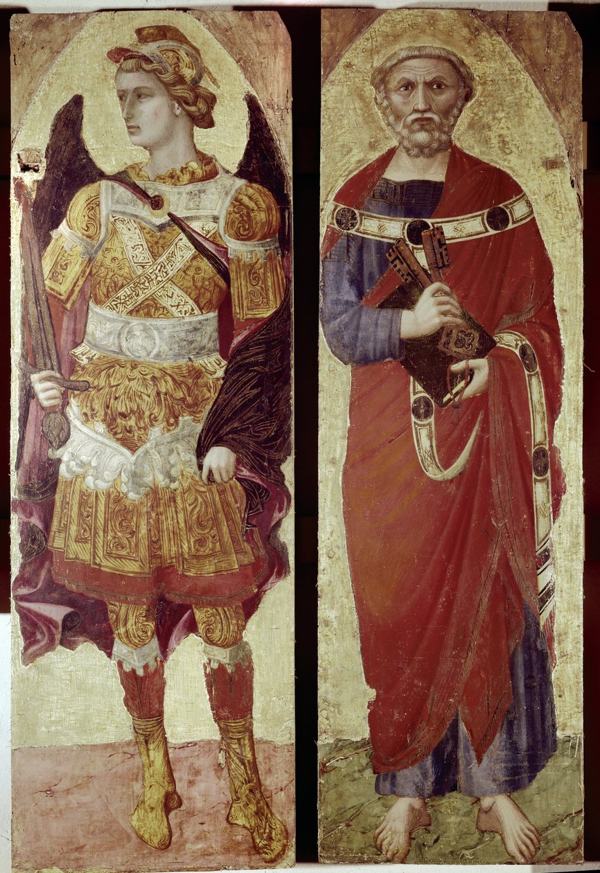 Archange Michel et Saint Pierre (détail d