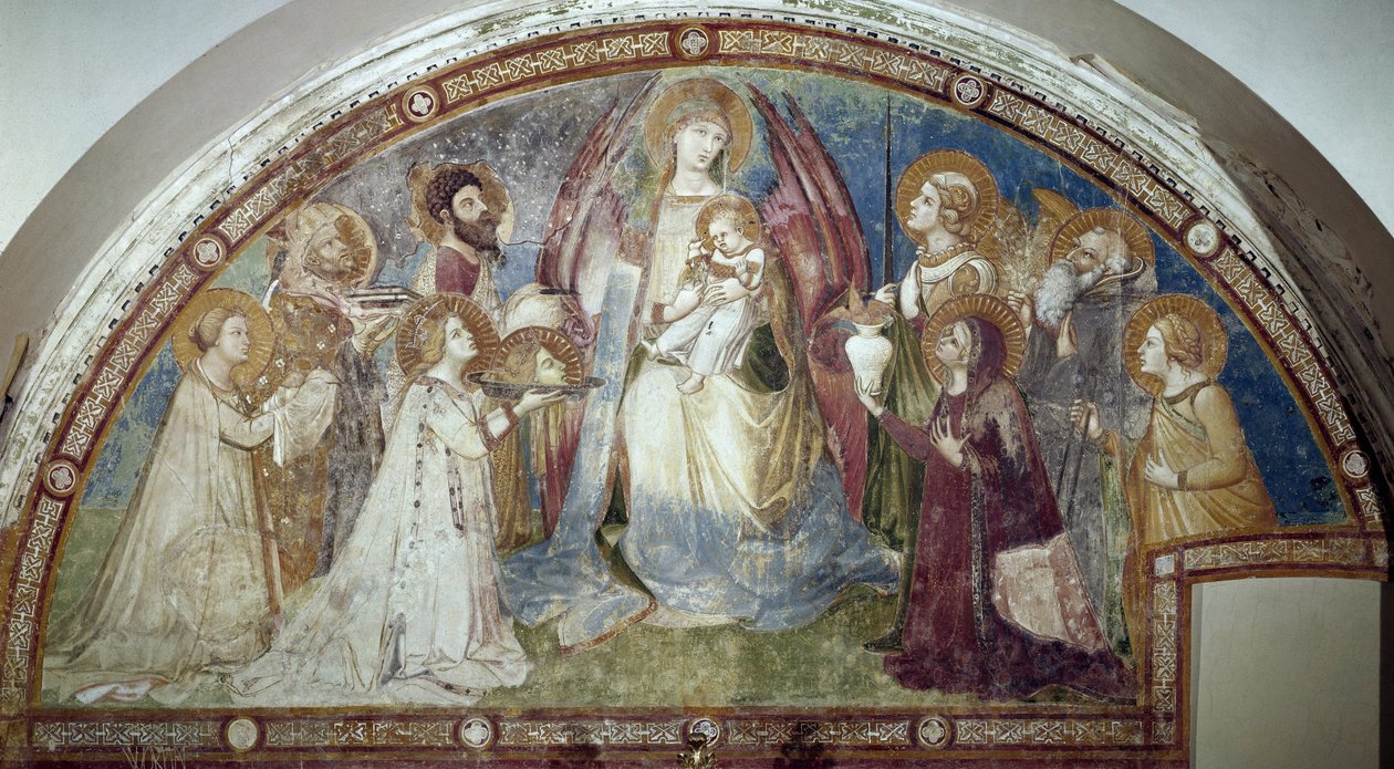 Maestà - La Vierge et l