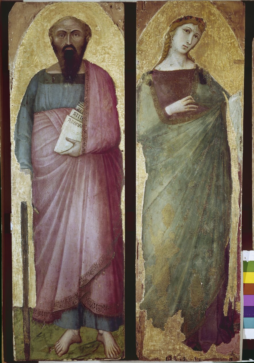 Saint Paul et un saint martyre, détail d