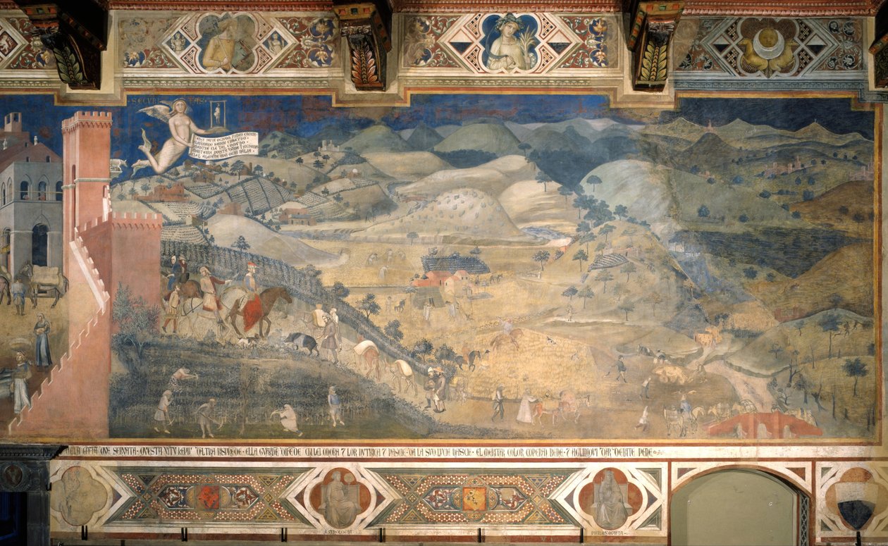 Les Effets du Bon Gouvernement à la Campagne - Ambrogio Lorenzetti