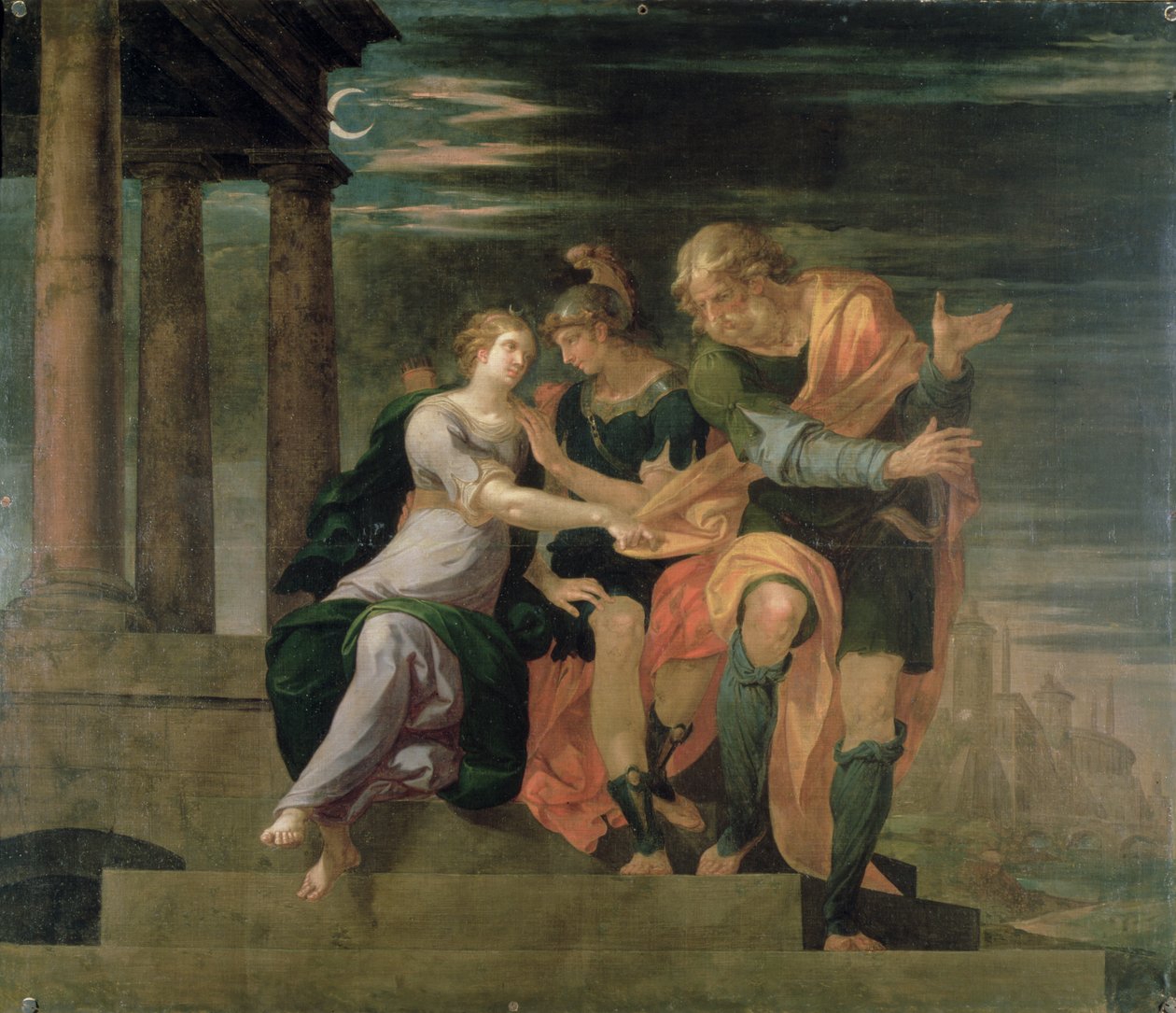 La Rencontre de Théagène et Chariclée, du Salon Louis XIII - Ambroise Dubois