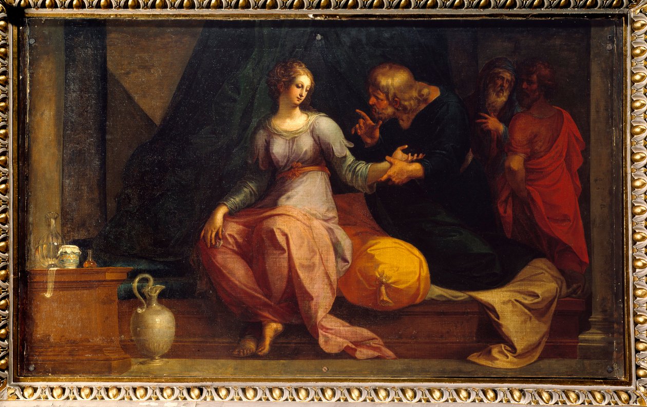 Le docteur Acestinus examine Chariclée Illustration de « Les Éthiopiques ou Histoire d