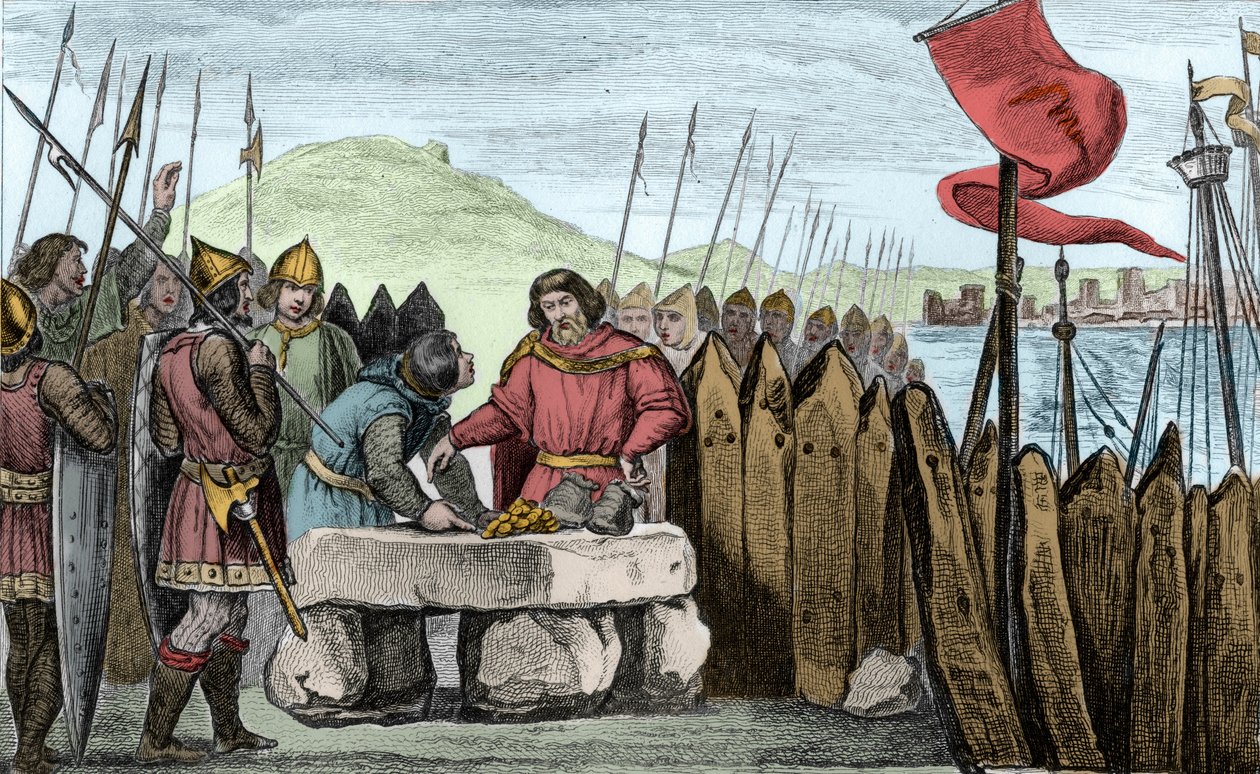 Charles III le Gros (839-888) paie les envahisseurs vikings en 886 - Charles III le Gros (839-888) Empereur d