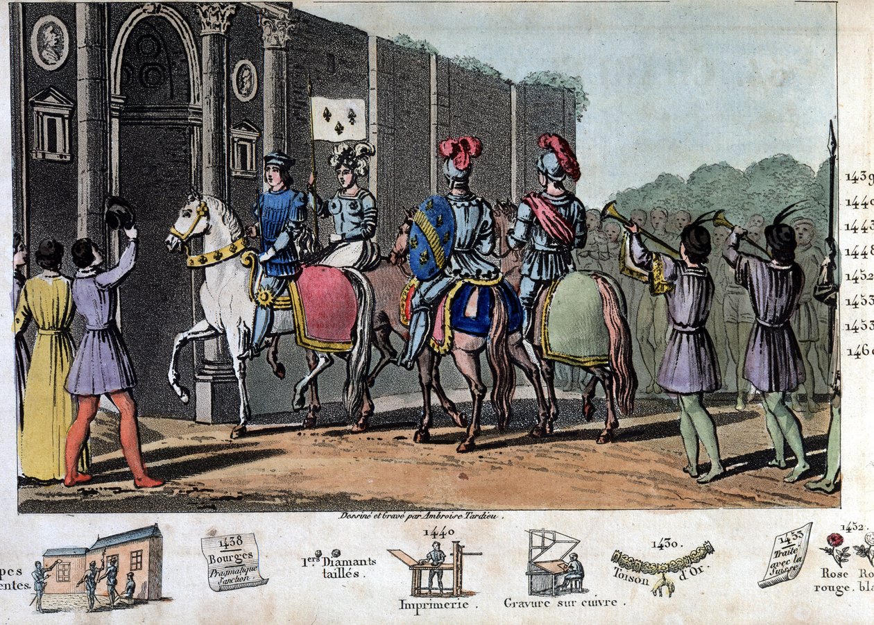 Charles VII dit « Le Victorieux » (1403-1461). Les Anglais assiégeaient Orléans, mais Jeanne d