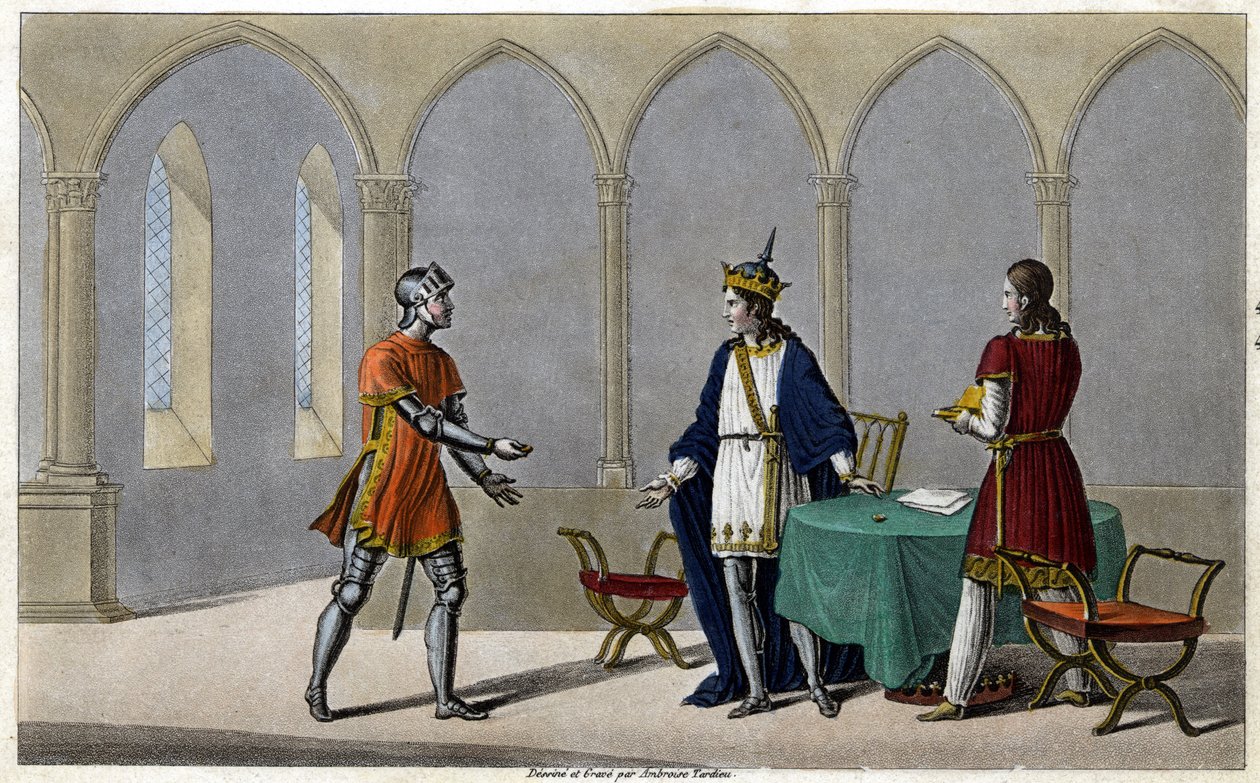 Childéric Ier, avant de quitter la France, avait pris la moitié d