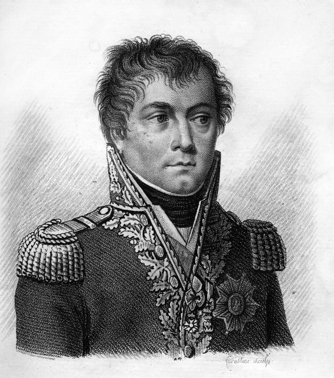 Comte Antoine François Andreossy (1761-1828), général et diplomate français dans "Portraits des généraux français". Gravé par Ambroise Tardieu en 1818. Collection Stella - Ambroise Tardieu