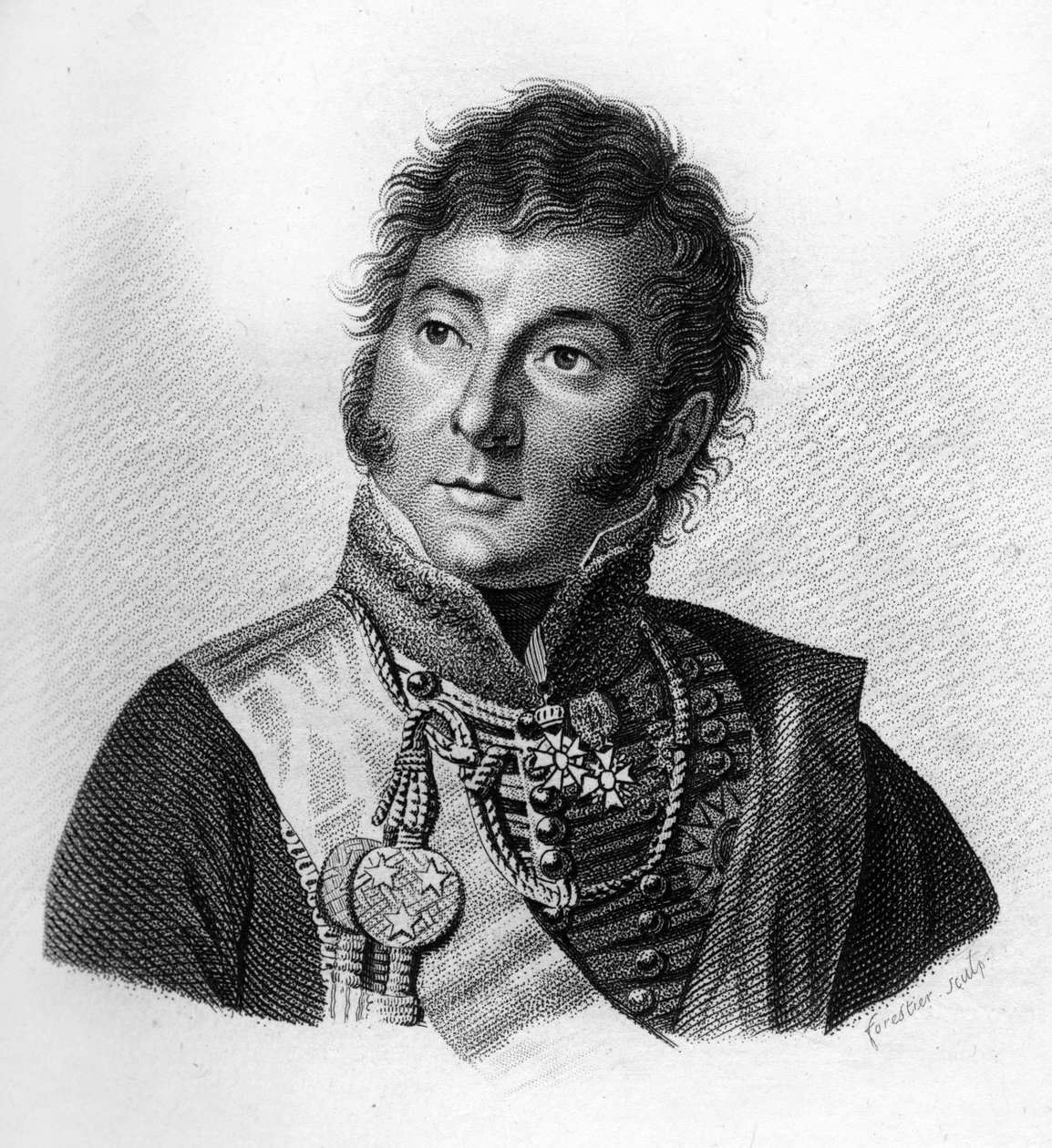 Guillaume Joseph Nicolas Lafon Blaniac (1773-1833) - dans « Portraits des généraux français suivant les victoires et conquêtes des Français ». Gravé par Ambroise Tardieu en 1818. Collection Stella - Ambroise Tardieu